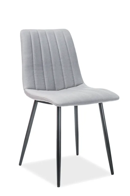 Reducere exclusivă | Scaun dining Elisa, textil, gri