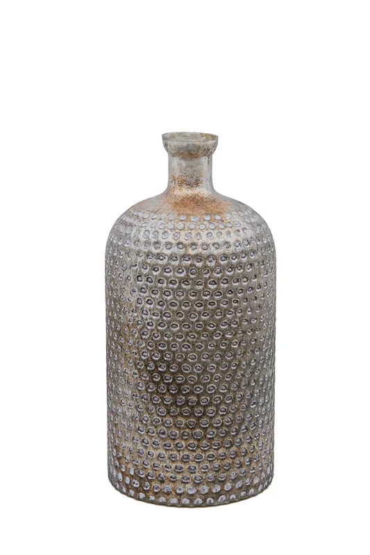 Vaza de sticla, antichizata, 37 cm - Retur ușor