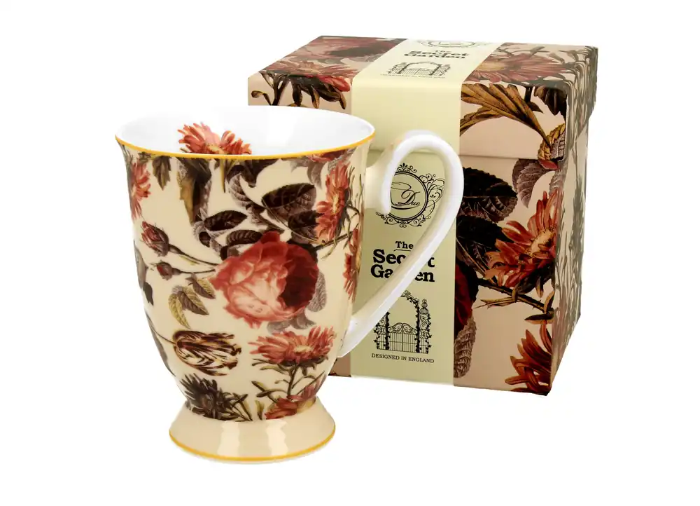 Ofertă promoțională - Cana de portelan, pentru ceai, Peony, 325 ml