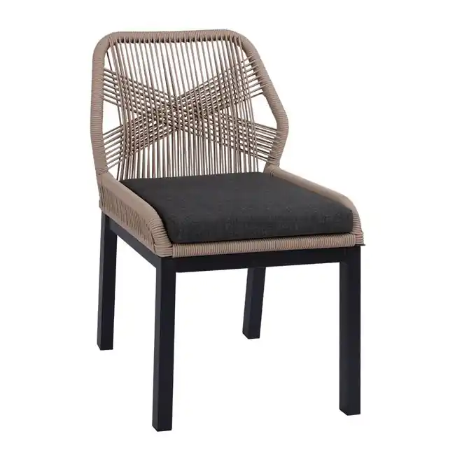Plasează comanda acum | Scaun metal/textil, Bej