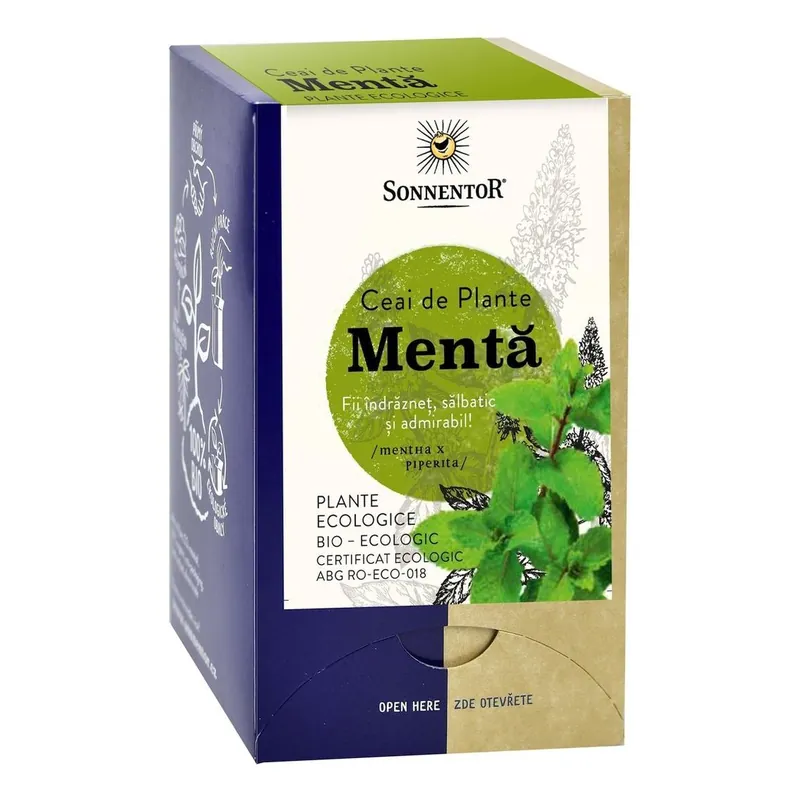 Promoție limitată - Ceai Plic Plante Menta 18Plic Ai Eco. Sonnentor