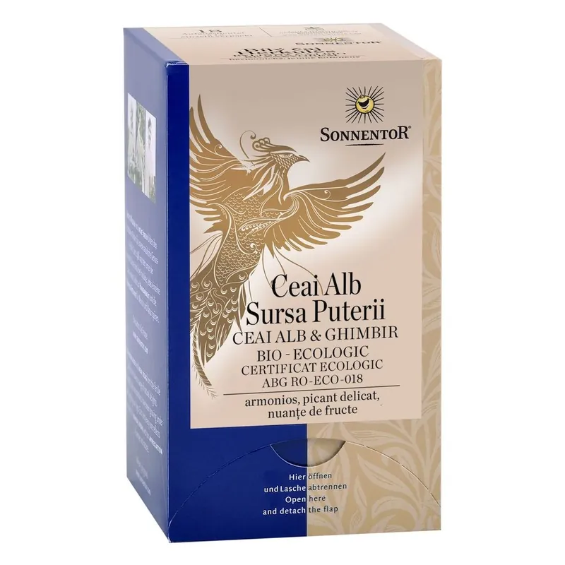Ceai Plic Alb Sursa Puterii 18Plic Ai Eco. Sonnentor - Plasează comanda acum