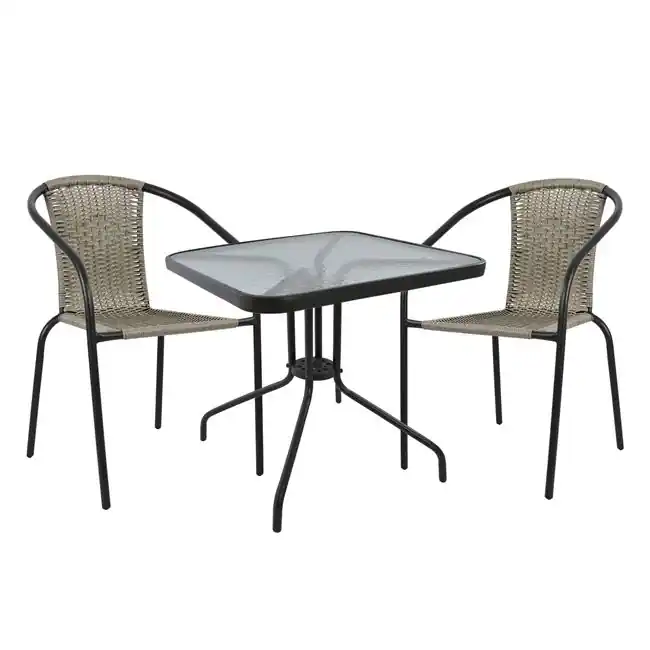 Selecție de top | Set mobilier de gradina, 3 piese, 2 scaune + masa