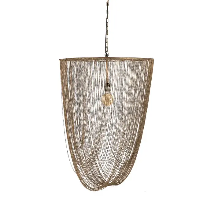 Lustra vintage aurie din metal 60 X 60 X 80 CM - Selecție premium