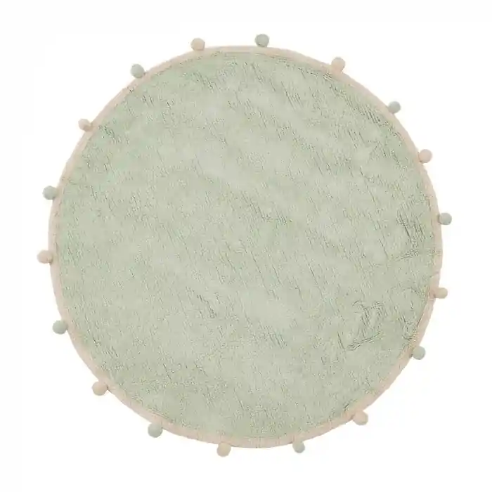 Covor rotund din bumbac pentru dormitor 100 cm - Profită acum