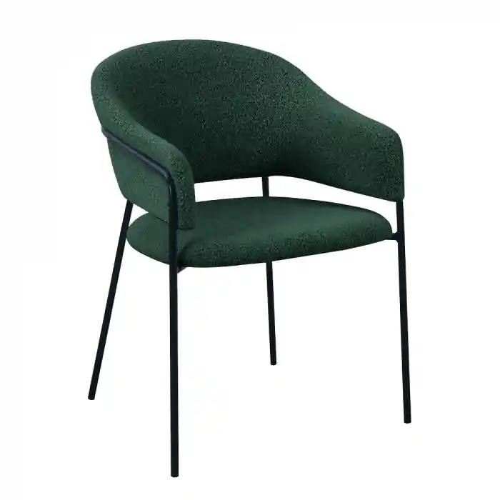 Economisește - Set de 2 scaune dining verde închis Connect 57x59x82 cm