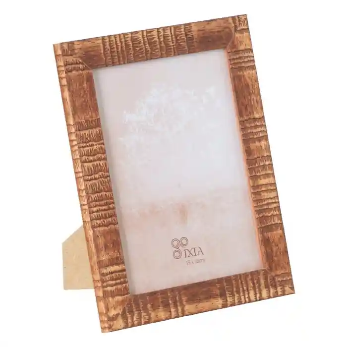 Set de 2 rame foto stil rustic natural lemn MDF 13x18 cm 16.5x1x21.5 cm - Cumpără azi