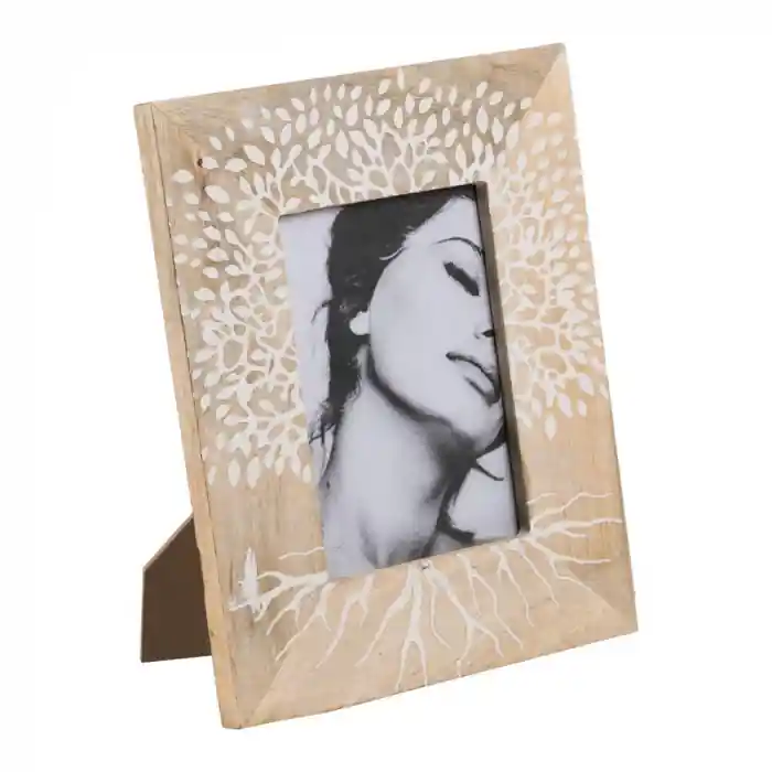 Set 2 rame foto lemn mango natur stil boho 20x25 cm - Promoție specială