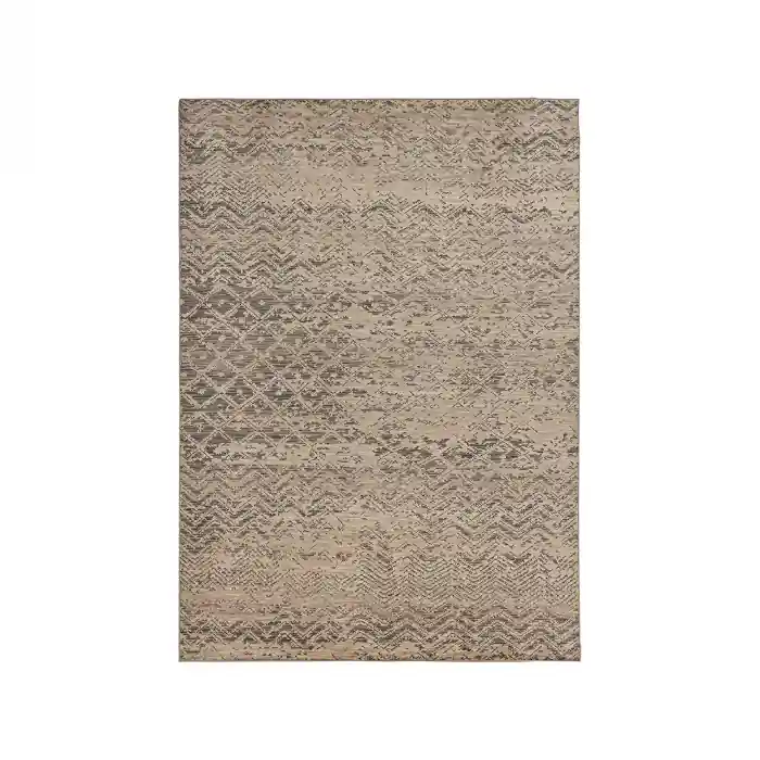 Calitate profesională | Covor dreptunghiular bej cu model geometric 340 x 240 cm