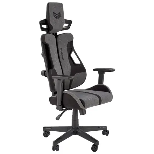 Ofertă avantajoasă - Scaun directorial pentru gaming HM Nitro 2, stofa, cotiere reglabile, multiblock, ergonomic,120 kg, gri negru