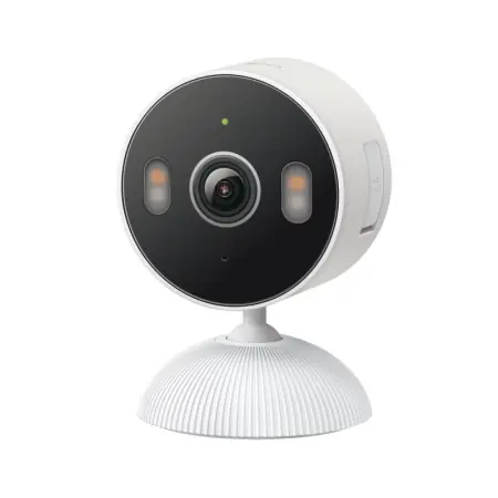 Ofertă exclusivă | Indoor/Outdoor Home Security Wi-Fi Camera SPEC 2K (2304x1296), 2.4 GHz FEATURE Smart Detection and Notifications (motion, people, baby crying), Sound and Light Alarm, Remote Control, Two-Way Audio, Voice Control (Works with Google Assistant, Alexa, and