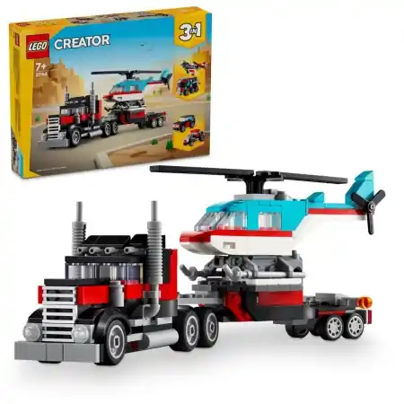 CAMIONETĂ-PLATFORMĂ CU ELICOPTER 31146 - Ofertă exclusivă