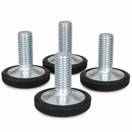 În stoc - Set WAW 4 picioare reglabile D 32 cu surub M10 x 25 mm