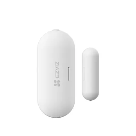 CONTACT MAGNETIC WIRELESS EZVIZ T2C, Temp de functionare -10 °C to 55 °C (14 °F to 131 °F), Dimensiuni Corp 53.5 × 22.5 × 13.5 mm, Magnet 32.0 × 10.5 × 13.5 mm, greutate 80g. - Ofertă specială