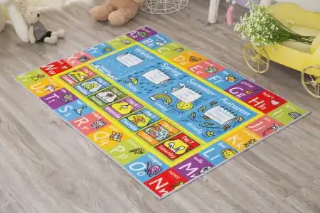 "Covor cu print digital 3D 70x140 cm Litere" | Se vinde rapid