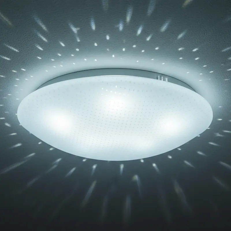 Calitate excelentă | Plafoniera LED Mica cu Efect Stelar, 13W (Echivalent 75W), Lumina Rece