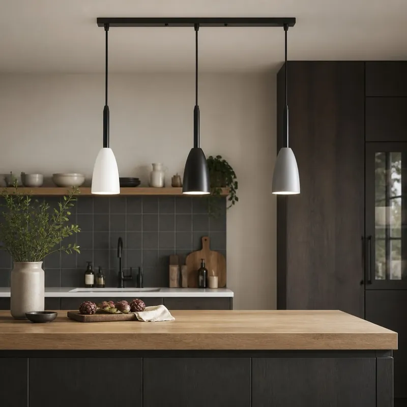 Expediere rapidă | Lustră Suspendată Trio II cu 3 Pendule, 3xE27, 50 x 158 cm