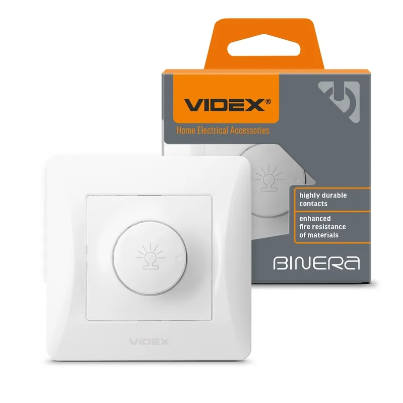 Dimmer 600W white VIDEX BINERA - Recomandare
