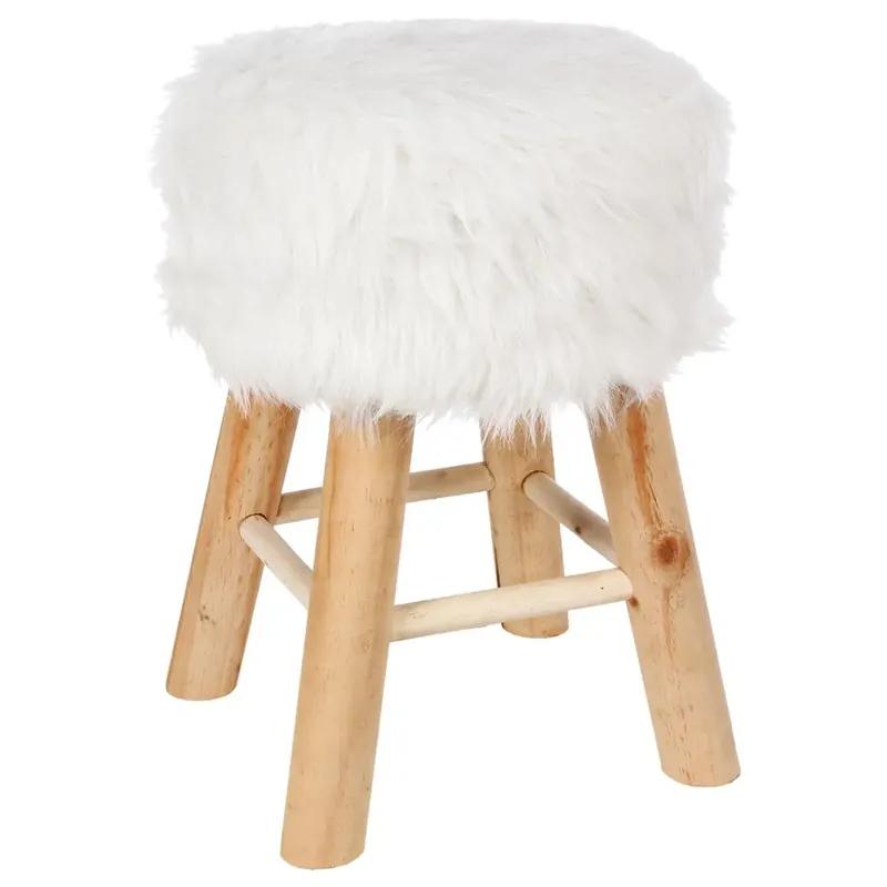 Taburet blana alba NORDERN H 42CM - PROMO STOC - Recomandarea clienților