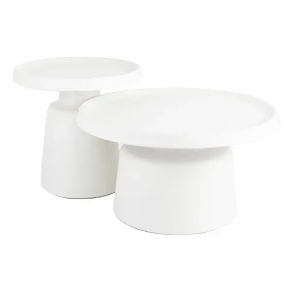 Set 2 masute de cafea PARELA Ø50/70 x 48/39 CM - Comandă simplu