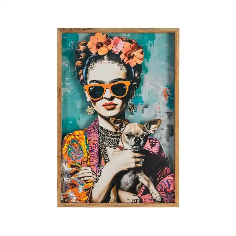 Tablou ARTIVA WOMAN&DOG 43 x 63 CM - Lansare