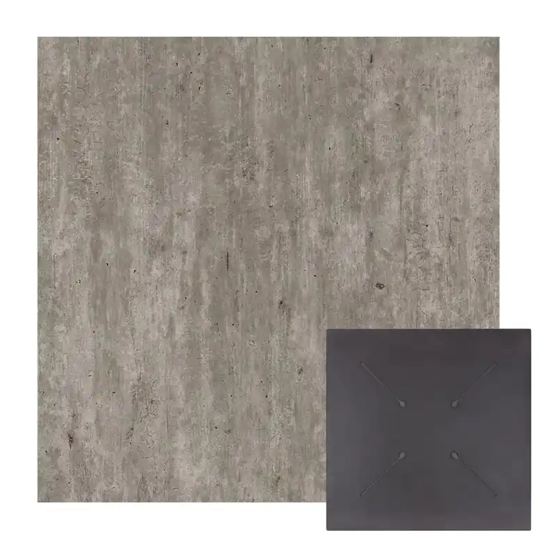 Plată sigură - Blat masa HPL VOJENS 2 CONCRETE 80 CM