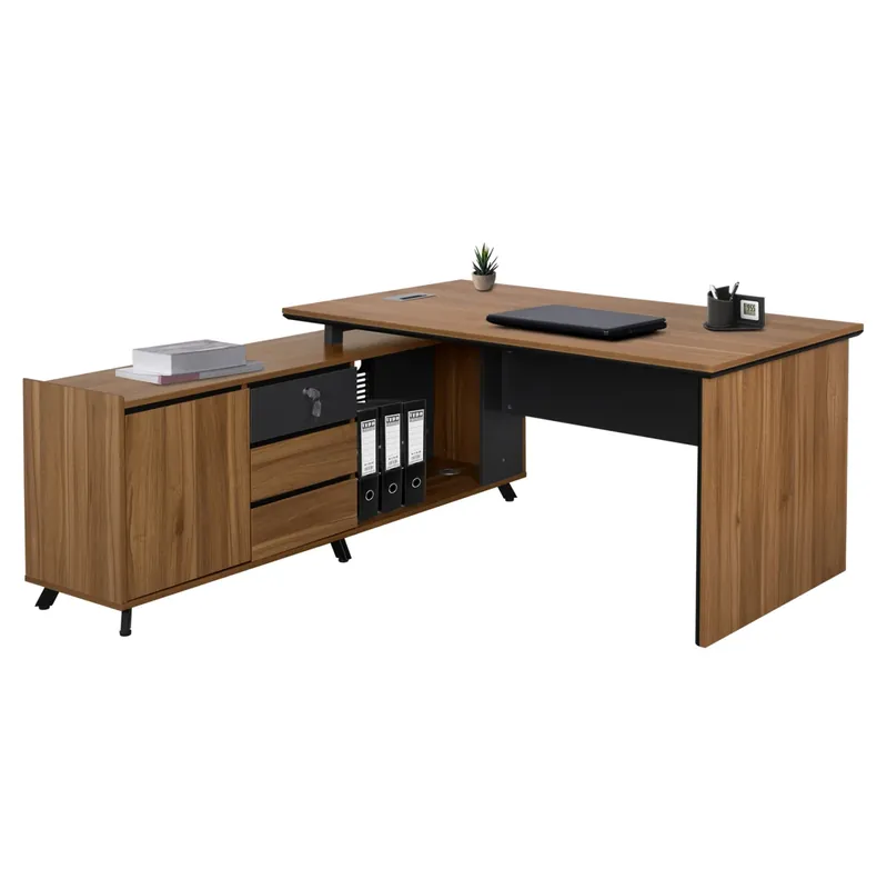 Stoc aproape epuizat - Birou ELVERN REVERSIBIL 160 CM