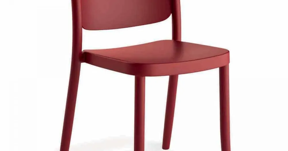 4 scaune moderne în aer liber, stivuibile din polipropilenă Made in Italy - Bernetta | Produs de top