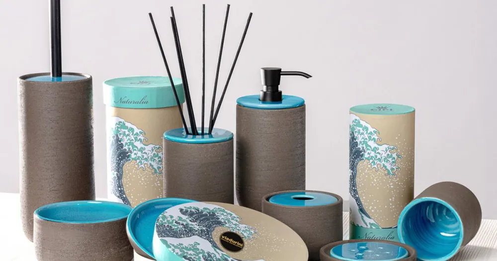 Accesorii pentru baie Compozitie din Argila Refractara Made in Italy - Antonella | Produs nou lansat