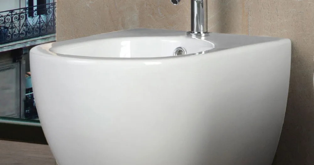 Aster - Bideu suspendat din ceramică albă durabilă, cu design modern - Produs recomandat
