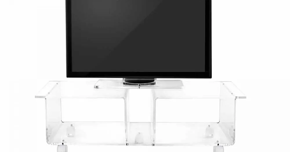 Calitate excelentă - cabinet de televiziune plexiglass de design modern, Expertul dublu